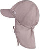 Sterntaler® Beanie Schirmmütze mit Nackenschutz Seersucker (1-St)