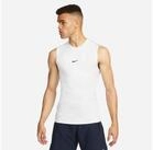Nike Tanktop M NP DF TOP SL TIGHT schmal geschnitten, &auml;rmelloses Design, mit rundem
