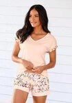 s.Oliver Shorty (Set, 2 tlg) Shorty mit Blumenmuster
