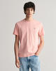 Gant T-Shirt REG SHIELD SS T-SHIRT mit Logostickerei auf der Brust rosa S