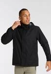 Regenjacke CMP, Herren, Gr. 46, schwarz (nero), Obermaterial: 100% Polyester. Futter: