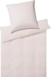Elegante Bettw&auml;sche Solid Stripe, Mako-Jersey, 2 teilig, angenehmes Hautgef&uuml;hl