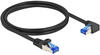 Delock 80222 - Netzwerkkabel RJ45, S/FTP, 1m, schwarz LAN-Kabel, (100,00 cm)