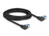 Delock 80212 - Patchkabel Cat.6a, S/FTP, 3m, schwarz LAN-Kabel, (300,00 cm)