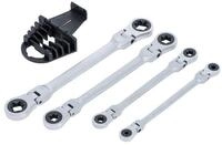 BGS Ratschenringschl&uuml;ssel BGS Doppel-Ratschen-Ringschl&uuml;ssel-Satz abwinkelbar mit
