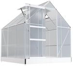 GARMIO Gew&auml;chshaus Gew&auml;chshaus CUNEO aus Aluminium, 3,6m&sup2; 4mm Wand,...