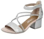 Rieker Sandalette Sommerschuh, Sandale, Blockabsatz, mit praktischem Klettverschluss