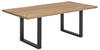 SIT Esstisch Tops&Tables, mit Tischplatte aus Wildeiche, mit Baumkante we...