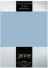 Janine Jersey Elastic Spannbetttuch 90x190 cm - 100x220 cm perlblau