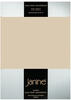 Bettlaken JANINE, Jersey, Sandfarben, uni, 150 x 200 cm, Janine, Jersey,...