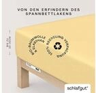 Schlafgut Spannbettlaken PURE Bio-Baumwolle mit Elasthan, 170 g/m&sup2;, Bettlaken,