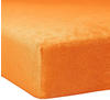 Traumschlaf Flausch Biber Spannbettlaken 90x190 cm - 100x200 cm orange