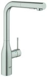 Grohe K&uuml;chenarmatur Essence Einhand-Sp&uuml;ltischbatterie mit ausziehbarer Brause