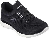 Slip-On Sneaker SKECHERS "SUMMITS-FUN FLARE", Damen, Gr. 35, schwarz-wei&szlig; (schwarz,