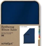 Schlafgut Bettbezug Premium Woven Satin, 100% Baumwolle, Fadendichte 300TC, (1...