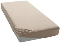 Elegante Spannbettlaken Mako-Jersey, Mako-Jersey, Gummizug: rundum, (1 St&uuml;ck),...