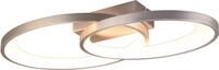 Reality Leuchten LED Deckenleuchte MALAGA, LED Deckenlampe warmwei&szlig; 25W 2900...