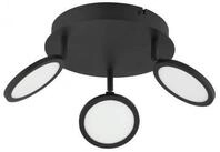 Lindby Deckenleuchten Manel, LED, Metall, Schwarz warmwei&szlig; IP20, LED 14 W...