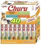 Inaba Cat Churu Varieties Chicken 40 x 14 g, Snack f&uuml;r: Katze