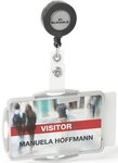 DURABLE Hinweisschild Kartenhalter Eco f&uuml;r 2 Ausweise 87x57cm grau VE=10 St&uuml;ck