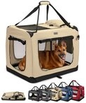 lionto Tiertransportbox stabil aus Textil, f&uuml;r Hunde und Katzen bis 18 kg,...