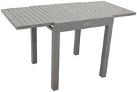DEGAMO Gartentisch TIRANA, ausziehbar 70/140x70cm, Aluminium wetterfest,...