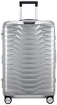 Samsonite Hartschalen-Trolley PROXIS ALU, verschiedene Gr&ouml;&szlig;en, 4 Rollen, aus