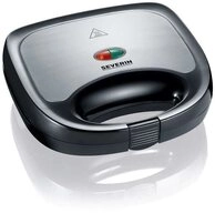 Severin Sandwichmaker Severin SA 2969 Sandwich-Toaster 600 W Schwarz, Edelstahl