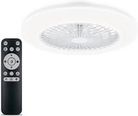 Philips LED Deckenleuchte Deckenventilator Amigo, Abschaltautomatik, CCT - &uuml;ber
