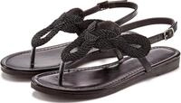 Zehentrenner LASCANA "Sommerschuh, offener Schuh", Damen, Gr. 42, schwarz,