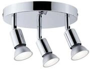 Paulmann Deckenleuchte Carolina, ohne Leuchtmittel, Spotlight IP44 max. 3x10W Chrom