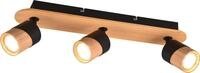 TRIO Leuchten Deckenstrahler ARUNI, Spot 3-flammig Wandspot Deckenspot exkl 3x...