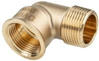Viega Gewindefitting Rotguss Bogen 90&deg; AG/IG Typ 3092 DVGW, 1/2 Zoll