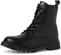 Tamaris Schn&uuml;rboots Schn&uuml;rstiefelette, Chunky Boots mit logobedruckter...