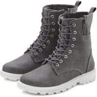LASCANA Stiefelette zum Schn&uuml;ren, modische Optik im Combat Look,
