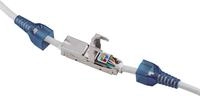 Goobay Goobay Werkzeugloser Kabel Verbinder "slim" CAT 6A, STP geschirmt - K