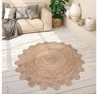 Paco Home Teppich Viborg 592, rund, H&ouml;he: 13 mm, handgefertigter Natur-Teppich,