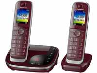 Panasonic KX-TGJ322 Schnurloses DECT-Telefon (Mobilteile: 2, mit Anrufbeantworter,