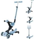 Globber Dreiradscooter 745-501 GLOBBER GO-UP ACTIVE LIGHTS ECO blaubeere