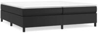 vidaXL Bettgestell, Bettrahmen Schwarz 200x200 cm Kunstleder