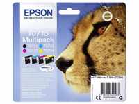 Epson EPSON T0715 Multipack 4er Pack Schwarz, Gelb, Cyan, Magenta Tintenpatr