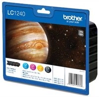 Brother 4 Brother Druckerpatronen Tinte LC-1240 BK / C / M / Y Multipack