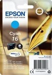 Epson T1622 Tintenpatrone (1-tlg., original Druckerpatrone 16 cyan)