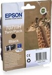 Epson T0711H Inktpatrone Doppelpack Nachf&uuml;lltinte (f&uuml;r Epson, Packung, 2x 11...