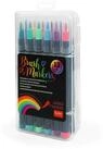 Legami Filzstift 12er Set Filzstifte mit Pinselspitze, Markerdurchmesser 1 cm,