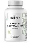 nutri+ L-Arginin L-Citrullin hochdosiert Kapseln