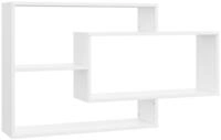 vidaXL Wandregal, Regale Wei&szlig; 104x20x58,5 cm Holzwerkstoff