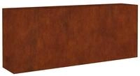 vidaXL Hochbeet Hochbeet 200x40x80 cm Cortenstahl (1 St)