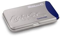 Pelikan 6 Tintenpatronen f&uuml;r Gro&szlig;raumf&uuml;ller Edelstein Ink sapphire...