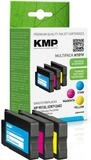 KMP KMP H101V Druckerpatrone Cyan, Magenta, Gelb Tintenpatrone